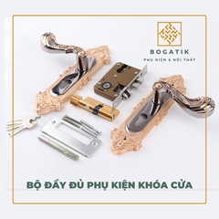 Tay nắm cửa tủ ngăn kéo tay nắm tủ bếp chữ U chất liệu hợp kim nhôm màu BẠC tinh tế và hiện đại