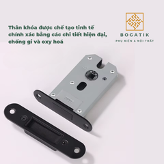 Khóa cửa tay gạt khóa cửa gỗ GRAYSON hợp kim nhôm phong cách tối giản hiện đại