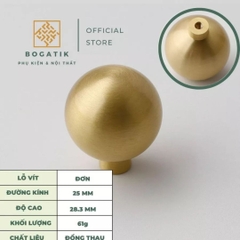 Núm tay nắm tủ bếp, tay nắm tủ quần áo nhiều kiểu dáng, kích thước chất liệu đồng thau cao cấp