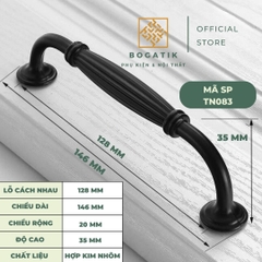 Tay nắm cửa tủ ngăn kéo, tay nắm tủ bếp hợp kim kẽm màu vàng kim nặng tay, cao cấp và hiện đại