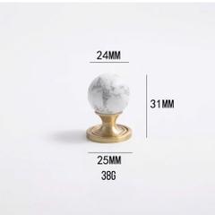 Tay nắm đồng thau BOHO - BTO002