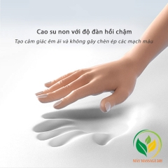 Gối kê lưng tích hợp massage chờm ấm hỗ trợ giảm đau thoát vị đĩa đệm