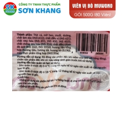 Viên Vị Bò Muwono 500g (80 viên)