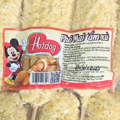 Hotdog Phô Mai Tẩm Xù Thảo Linh Linh 1,2kg (10 Chiếc)