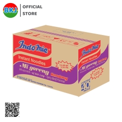 Thùng 40 Gói Mì trộn Indomie Vị Bò Cay 91g