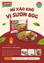 Thùng 40 Gói Mì trộn Indomie Vị Sườn Cay 80g