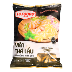 Viên Thả Lẩu Gà Nướng Mật Ong LC Foods 500g (32 viên)