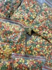 Rau củ thái sẵn hỗn hợp (Túi zip 1kg)