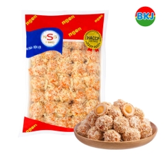 Viên Chả Hải Sản Tẩm Bột Xù Cam Sốt Mayonnaise Ô Ngon 450g (40 Viên)