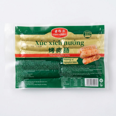 Xúc Xích Nướng Nguyên Vị MINGYOU (Xanh) 600g – Lạp Xưởng Tươi Nướng Thượng Hạng