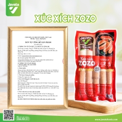Xúc xích ZoZo Javata Dài 500g (10 Chiếc)