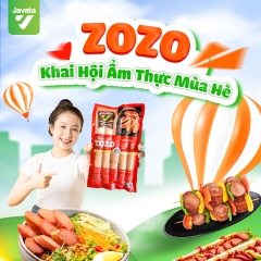 Xúc xích ZoZo Javata Dài 500g (10 Chiếc)