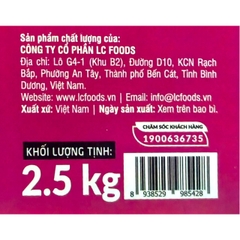Chả Mực Xoắn Ống Deli Foods 2,5kg (178 Viên)