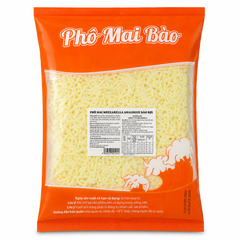 Phô mai Mozzarella Analogue bào sợi  túi 1kg