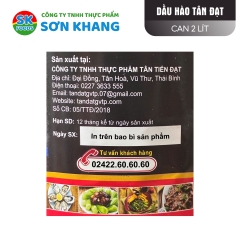 Dầu Hào Tân Đạt 2 Lít