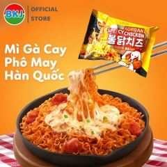 Mì Trộn Gà Cay Phô Mai ABC Indonesia 80g