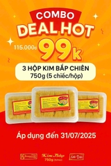 Kim Bắp Chiên Giòn Ngon Anh Đào Foods 750g (5 Chiếc)