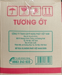 Tương Ớt Đặc Biệt Hưng Phát - Can 5kg