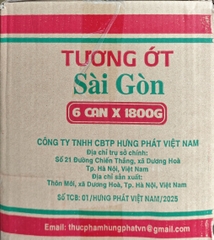 Tương Ớt Sài Gòn Hưng Phát Cay Ngon Đặc Biệt - Chai 1.9L