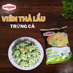 Viên thả lẩu Phô Mai Trứng Muối LC Foods 500g (32 viên)