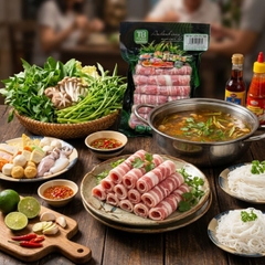 Thịt Ba Chỉ Cuộn Siêu Nạc TBFood (Khay 450g) – Giải Pháp "Ít Hao - Giàu Nạc" Cho Menu Cao Cấp
