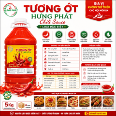 Tương Ớt Đặc Biệt Hưng Phát - Can 5kg