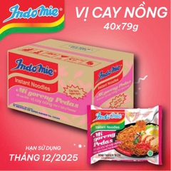 [HSD: Tháng 12/2025] Thùng 40 gói Mì trộn Indomie Cay Nồng 79g
