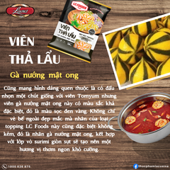 Viên Thả Lẩu Gà Nướng Mật Ong LC Foods 500g (32 viên)