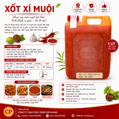 Nước Sốt Xí Muội Chua Ngọt Chấm Đồ Chiên CP 5 Lít