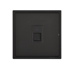Ổ cắm dữ liệu mạng đơn chuẩn RJ45 (Cat.6e) màu đen Simon I7 705218-26