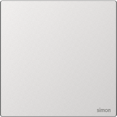 Công tắc trung gian đơn màu Bạc mặt kim loại Simon M7 661026M-2A