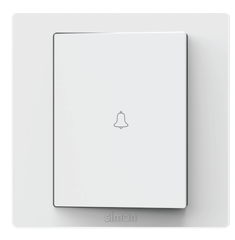 Module Công tắc chuông cửa màu trắng Simon S5 S5250 lắp đế vuông
