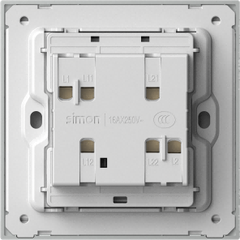 Công tắc trung gian đơn màu Xám Simon M7 661026-6Q đế vuông