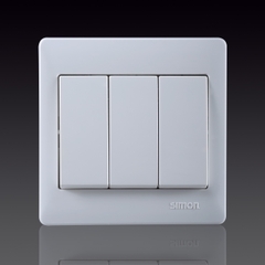 50S- Bộ công tắc ba 2 chiều Simon 51032B màu trắng