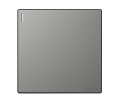 Công tắc đơn 1 chiều màu Xám Simon Series S6 581011-61  lắp chuẩn đế vuông