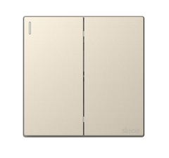 S6- Bộ Công tắc đôi, 2 chiều (Champagne) Simon 581022-46 Màu sâm panh
