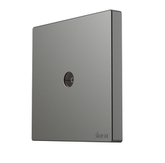 S6- Bộ ổ cắm ti vi đơn (Grey) Simon 585111-61 Màu xám