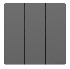 Công tắc ba 1 chiều 16A Simon K3 571031-61 Màu ghi xám lắp chuẩn đế vuông