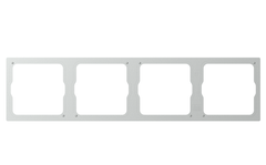 Module Khung bốn màu Bạc Simon M7 660840-6R đế vuông