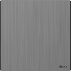 M7 Metal- Bộ công tắc đơn 2 chiều (Brushed Grey) Simon 661012M-2B
