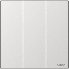M7 Metal- Bộ công tắc ba 2 chiều (Frosted Sliver) Simon 661032M-2A