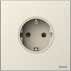 M7 Metal- Bộ ổ cắm Schuko (Satin Gold) Simon 661687M-2C