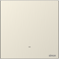 M7 Metal- Bộ công tắc 20A 2 cực 2 chiều có đèn LED (Satin Gold) Simon 662024M-2C