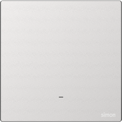 M7 Metal- Bộ công tắc 20A 2 cực 2 chiều có đèn LED (Frosted Sliver) Simon 662026M-2A