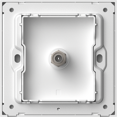M7 Metal- Bộ ổ cắm TV chuẩn F (Frosted Sliver) Simon 665114M-2A màu bạc