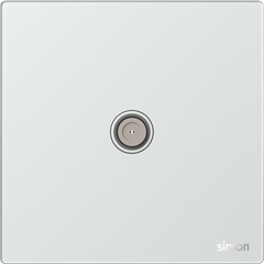 M7 Gem- Bộ ổ cắm TV chuẩn F (Diamond Sliver) Simon 665114G-4E mặt kính