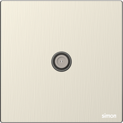 M7 Metal- Ổ cắm TV chuẩn F (Satin Gold) Simon 665114M-2C