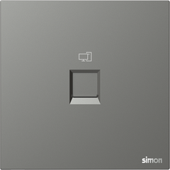 M7 AIR- Bộ ổ cắm mạng Cat6 đơn (Platinum Grey) Simon 665218-6Q