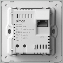 Module Ổ phát Wifi 5 âm tường màu Bạc Simon M7 66E748-6R đế vuông