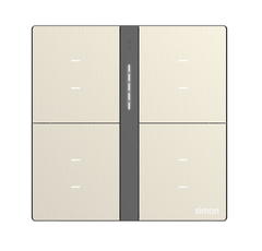 Module công tắc bối cảnh tám Simon M7 Smart (Metal Gold) 66E8025MTY-2C Màu vàng